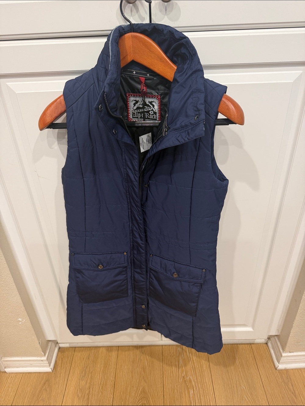 Alp N Rock Navy Quilted Sleeveless Vest